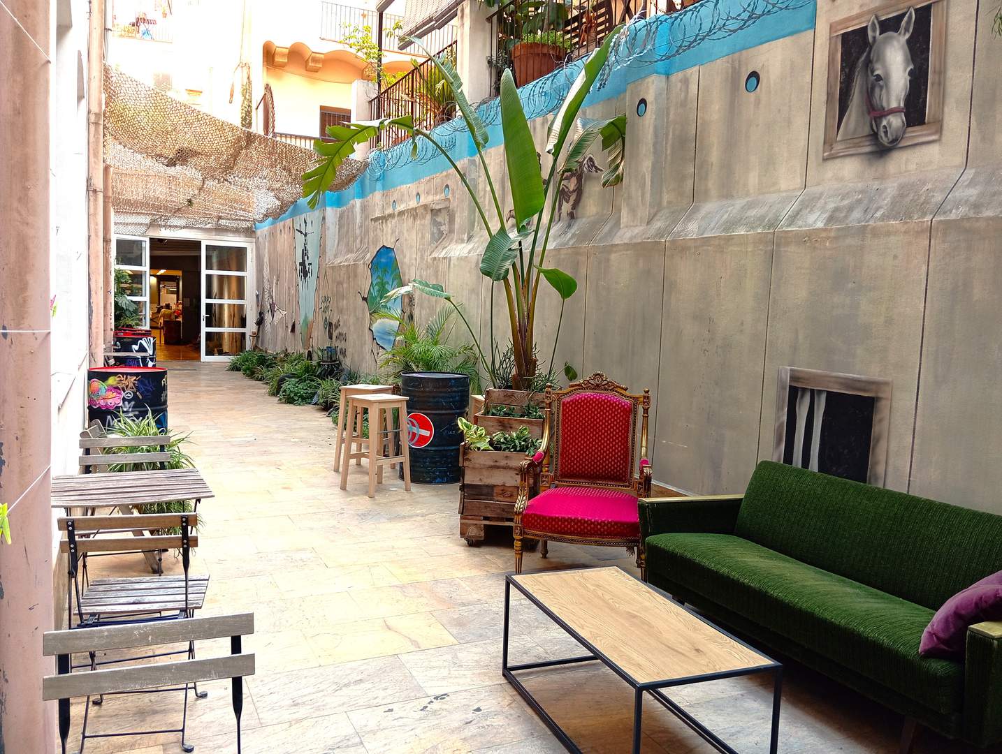 Alquila por horas Terraza creativa urbana encantadora