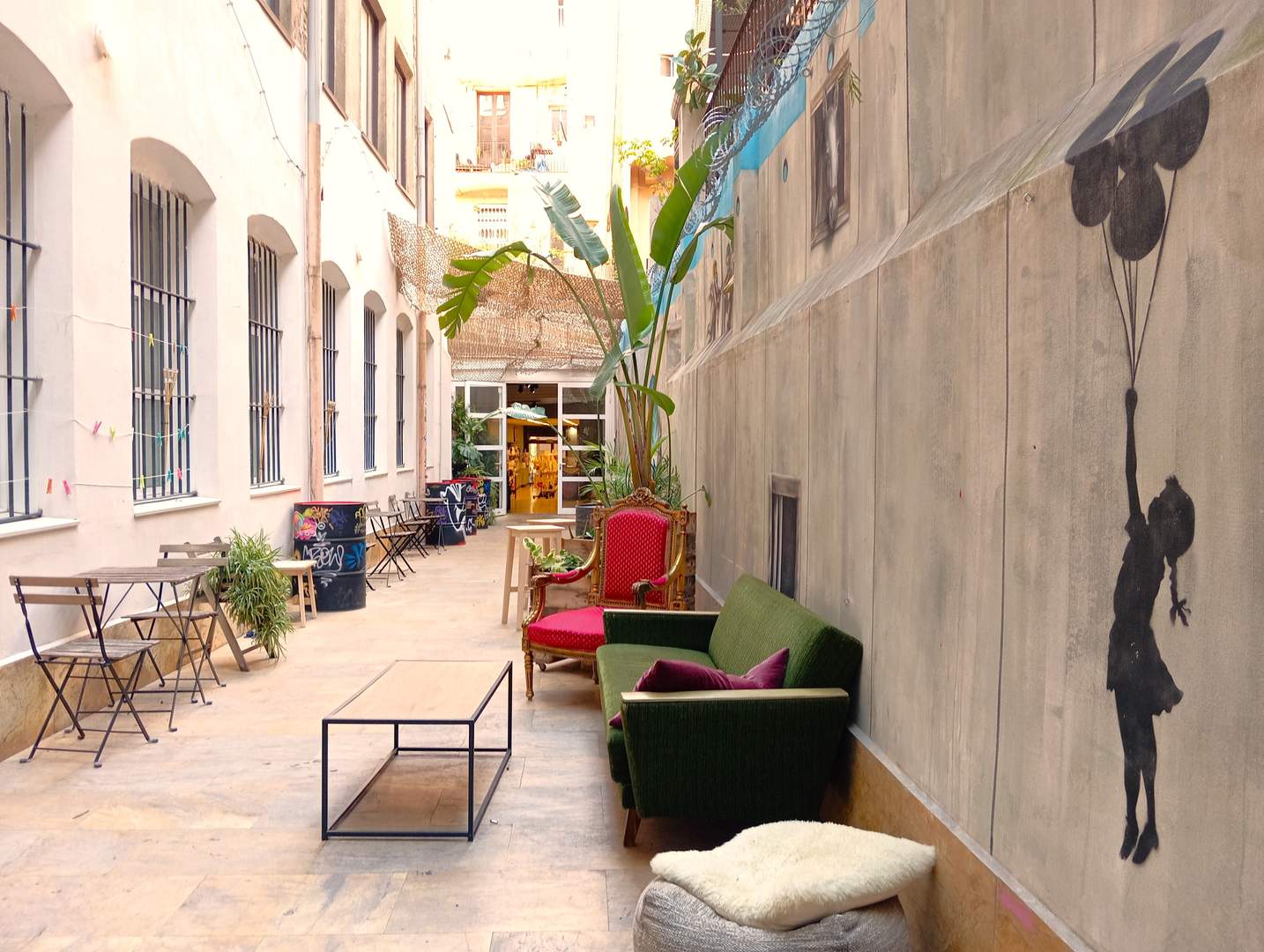 Alquila por horas Terraza creativa urbana encantadora