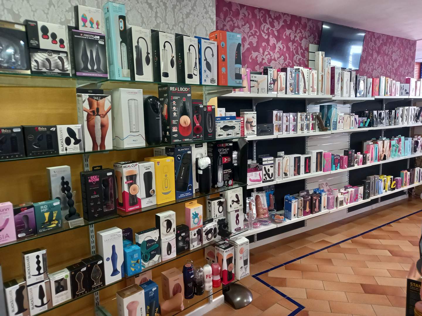Alquila por horas Tienda de productos eróticos actual y elegante