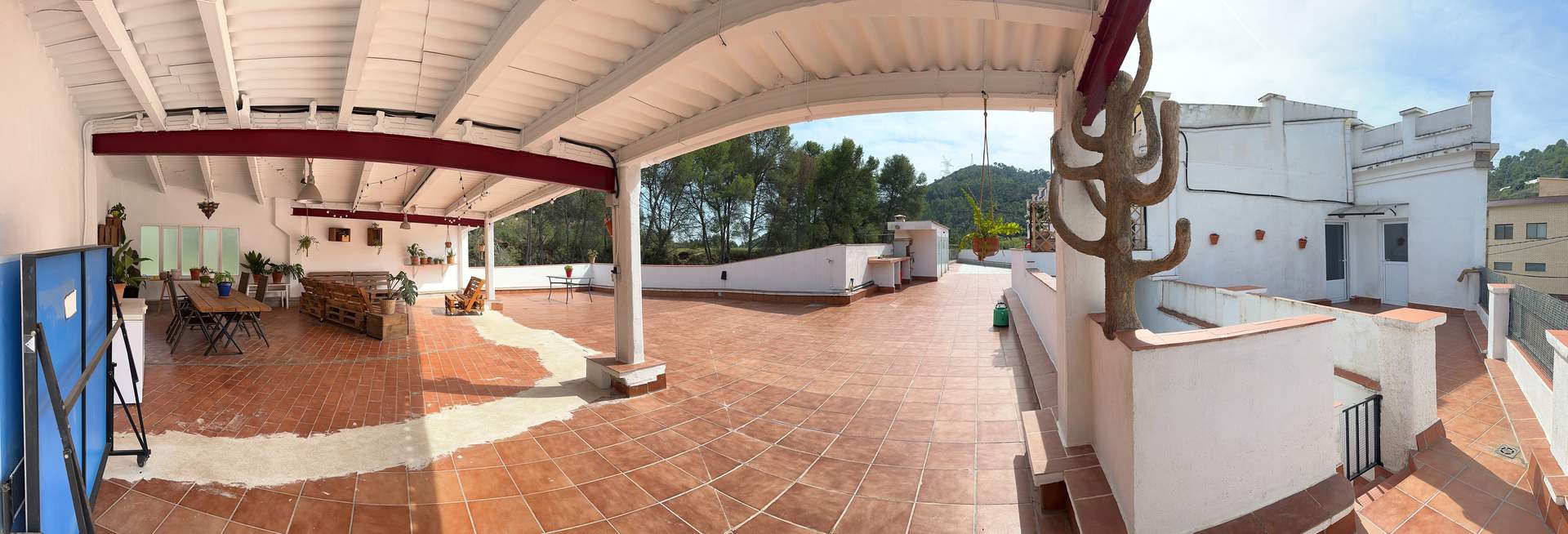 Alquila por horas Terraza amplia con vistas a la montaña