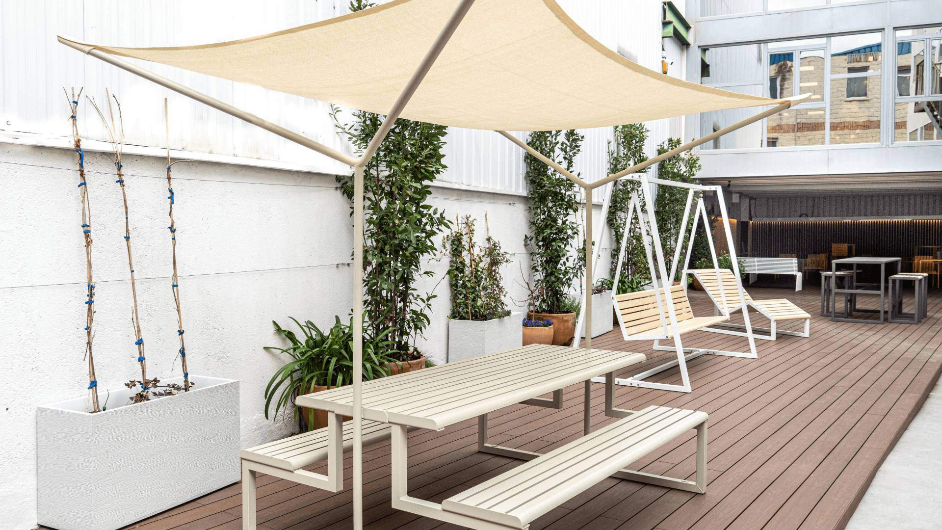 Alquila por horas Fabuloso espacio exterior para eventos 