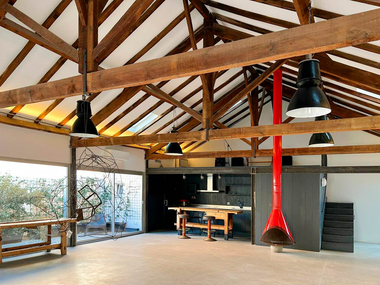 Alquila por horas Nave Loft Industrial Antigua Carpintería