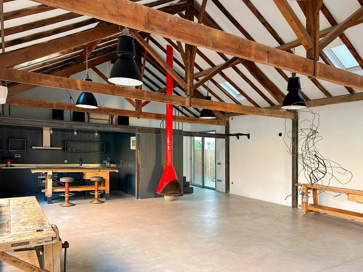 Alquila por horas Nave Loft Industrial Antigua Carpintería