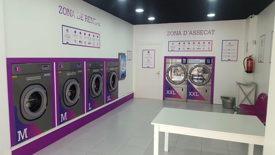 Alquila por horas Lavandería autoservicio 