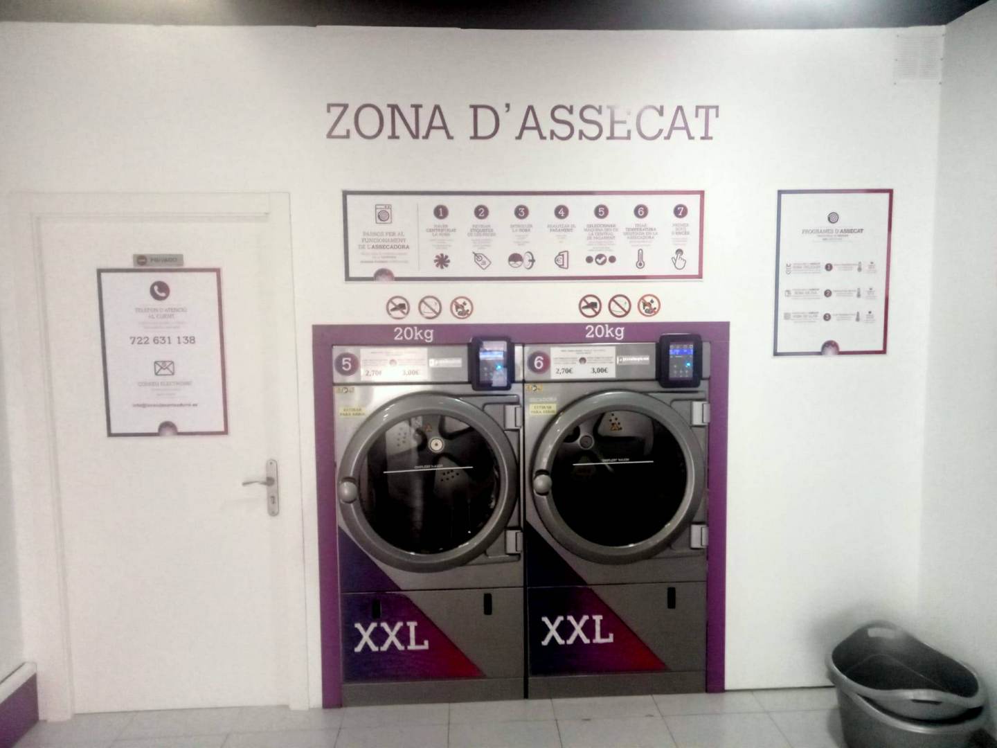 Alquila por horas Lavandería autoservicio 