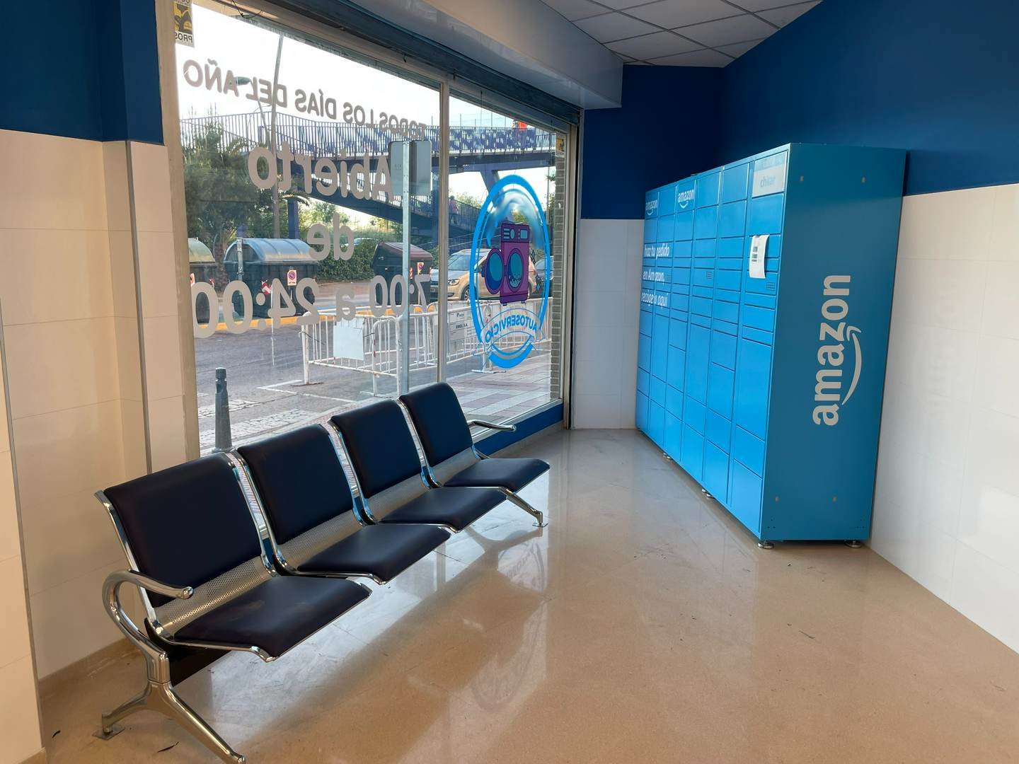 Alquila por horas Lavanderia Autoservicio muy espaciosa y luminosa