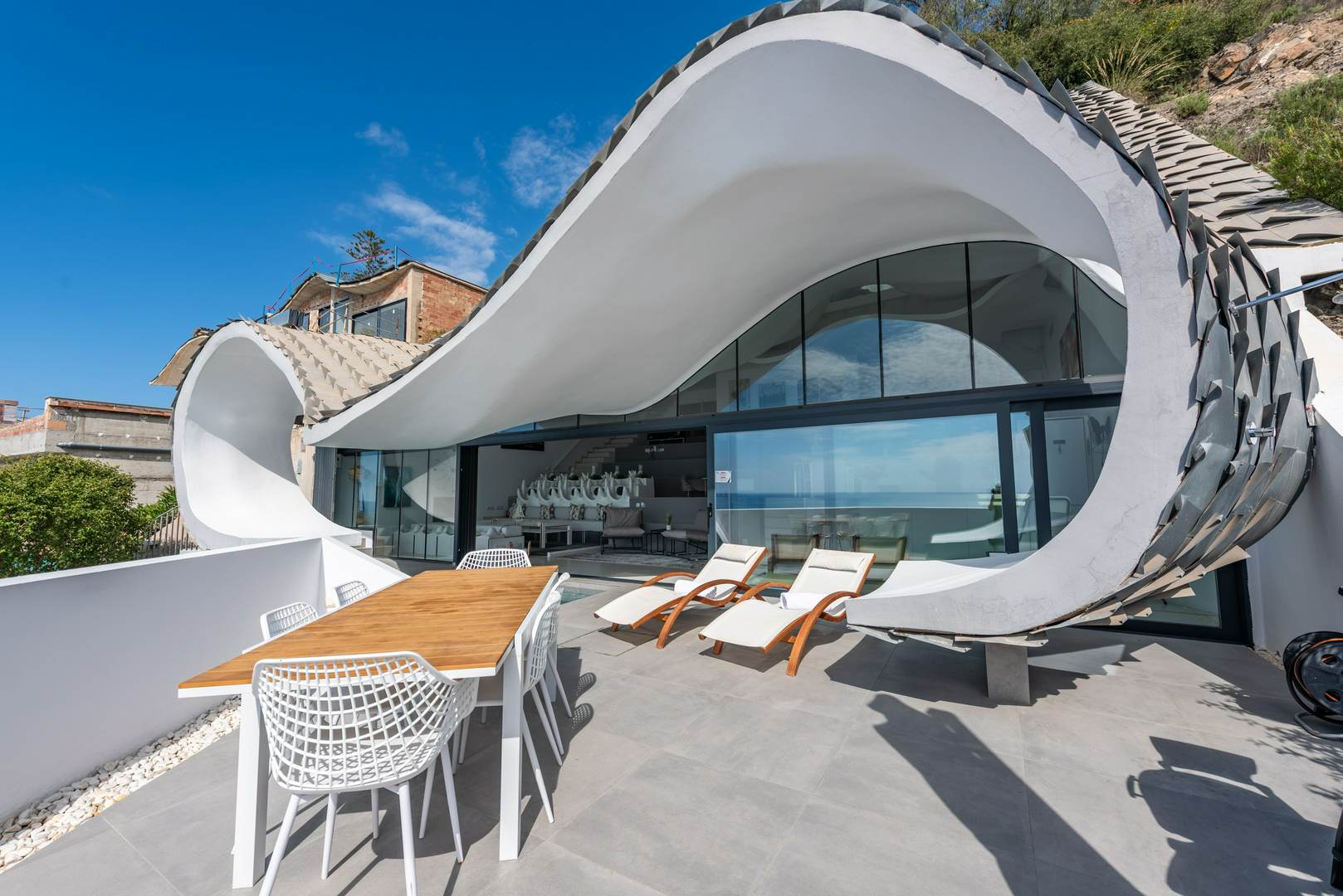 Alquila por horas Casa En Acantilado Con Piscina Climatizada