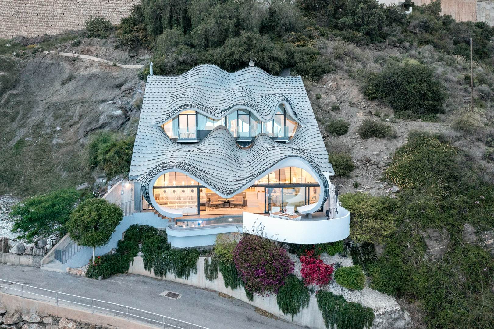Alquila por horas Casa En Acantilado Con Piscina Climatizada