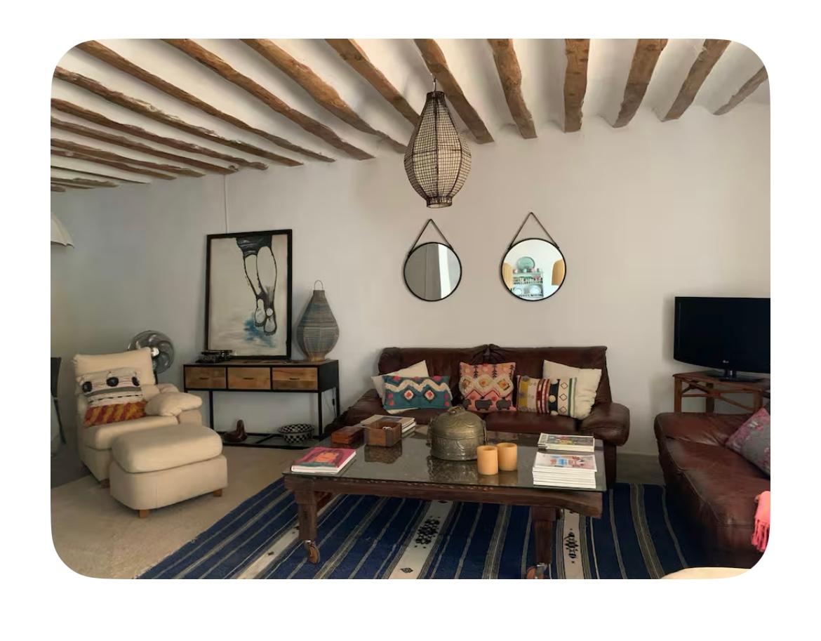 Alquila por horas Casa Boho Chic Style,rustico