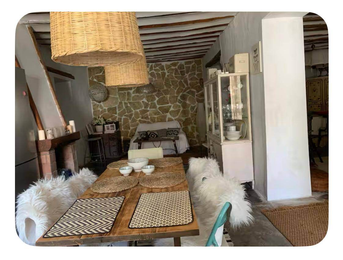 Alquila por horas Casa Boho Chic Style,rustico