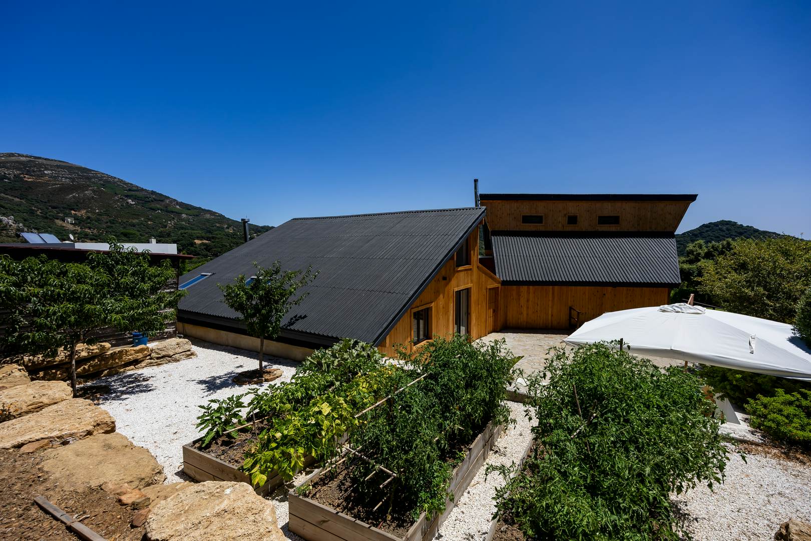Alquila por horas Casa de madera moderna en el Parque Natural del Estrecho