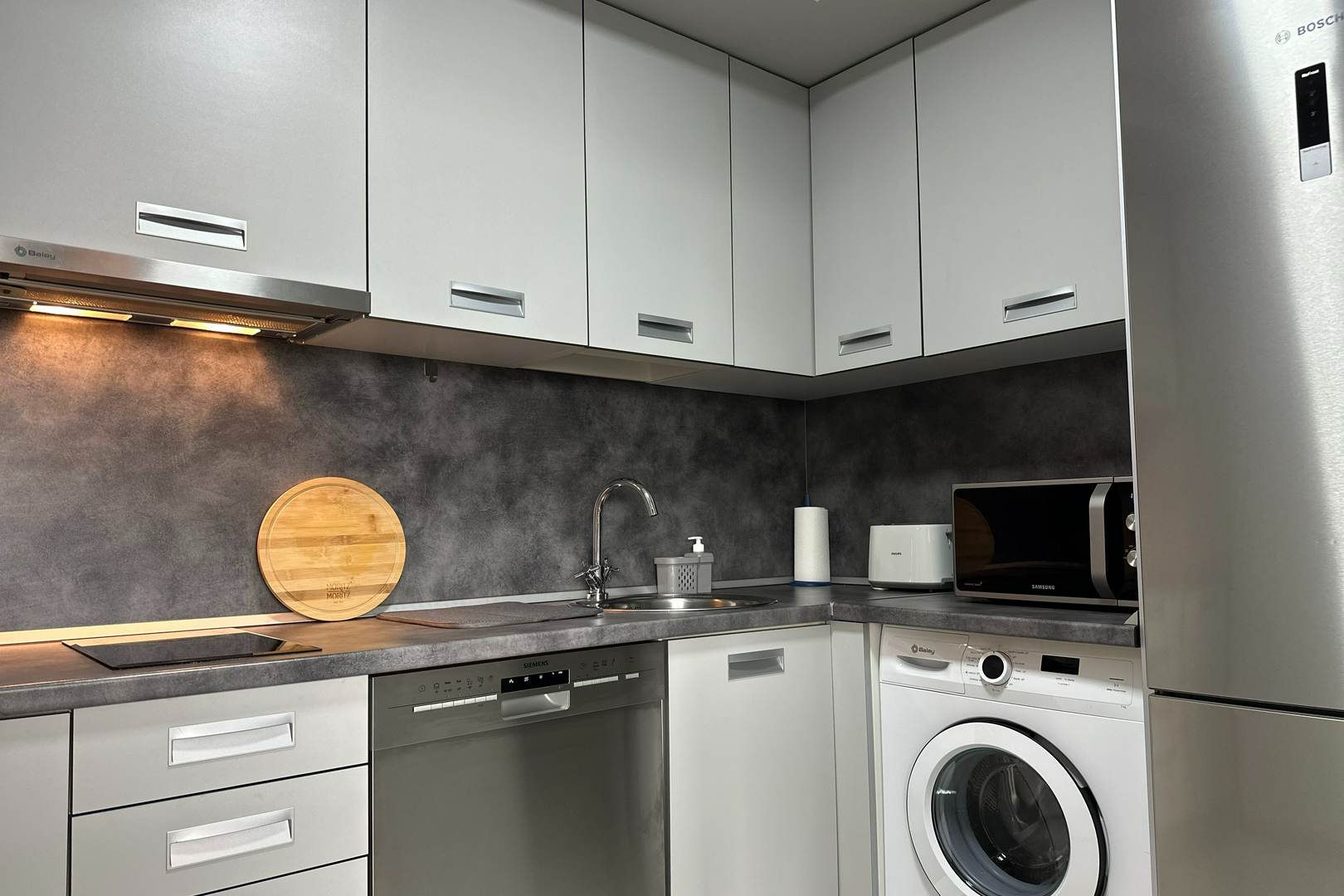 Alquila por horas Apartamento gris elegante