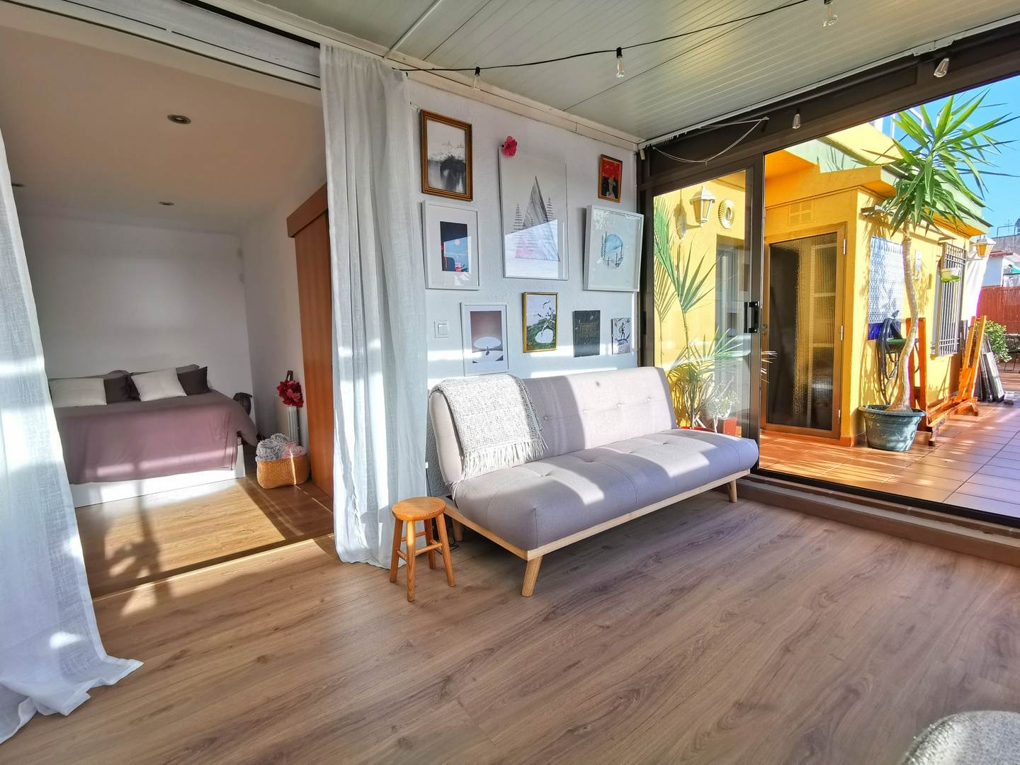 Alquila por horas Apartamento con terraza y luz natural