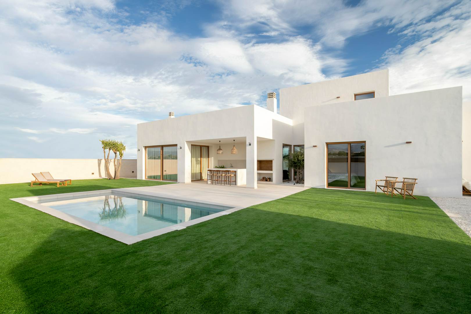 Alquila por horas Casa moderna de estilo mediterráneo