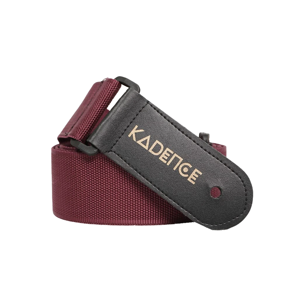 Home Series Adjustable Guitar Strap · Red