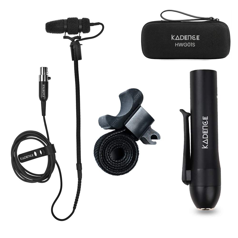 Touring Series Flute Clip-On Gooseneck Condenser Mic · Black