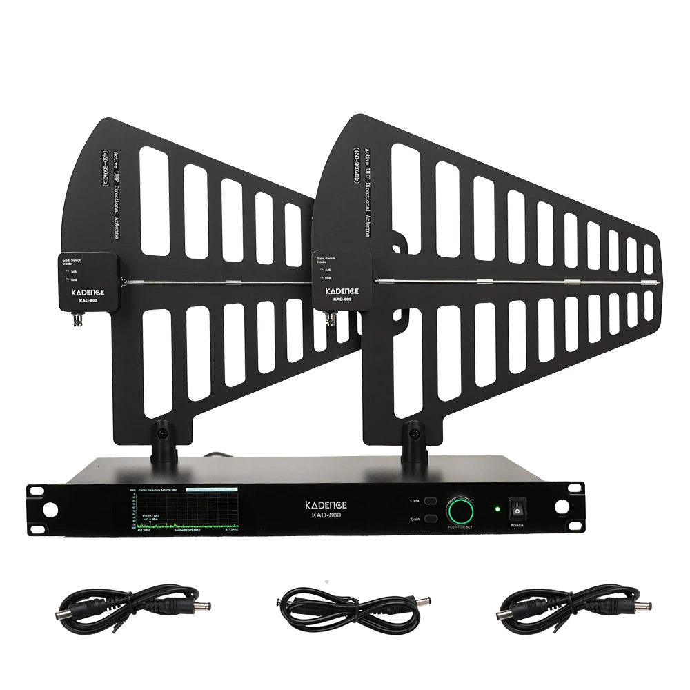 Professional Antenna Distribution System for Wireless Microphones · Black