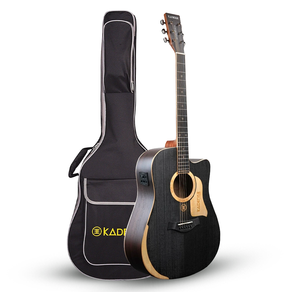 Acoustica 41" Electro Acoustic Guitar · Black