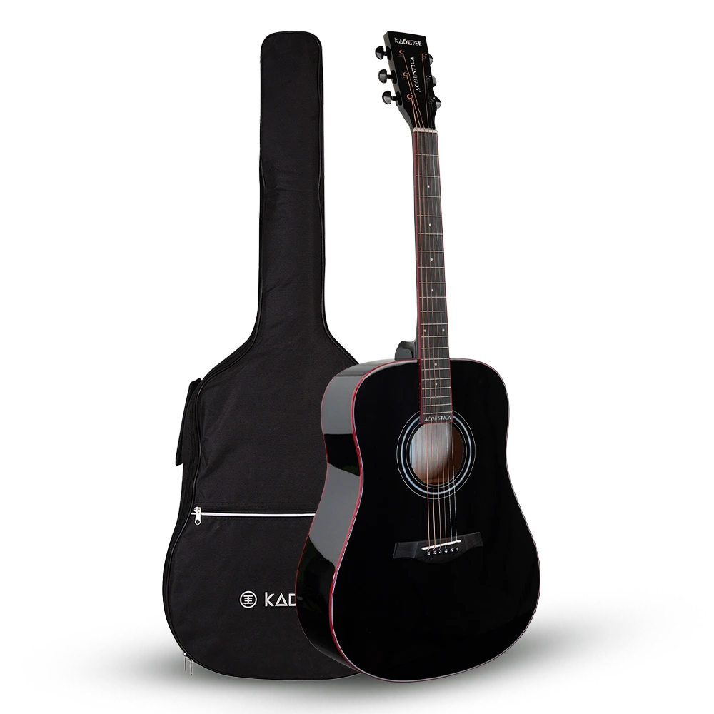 Acoustica 41" Acoustic Guitar · Black