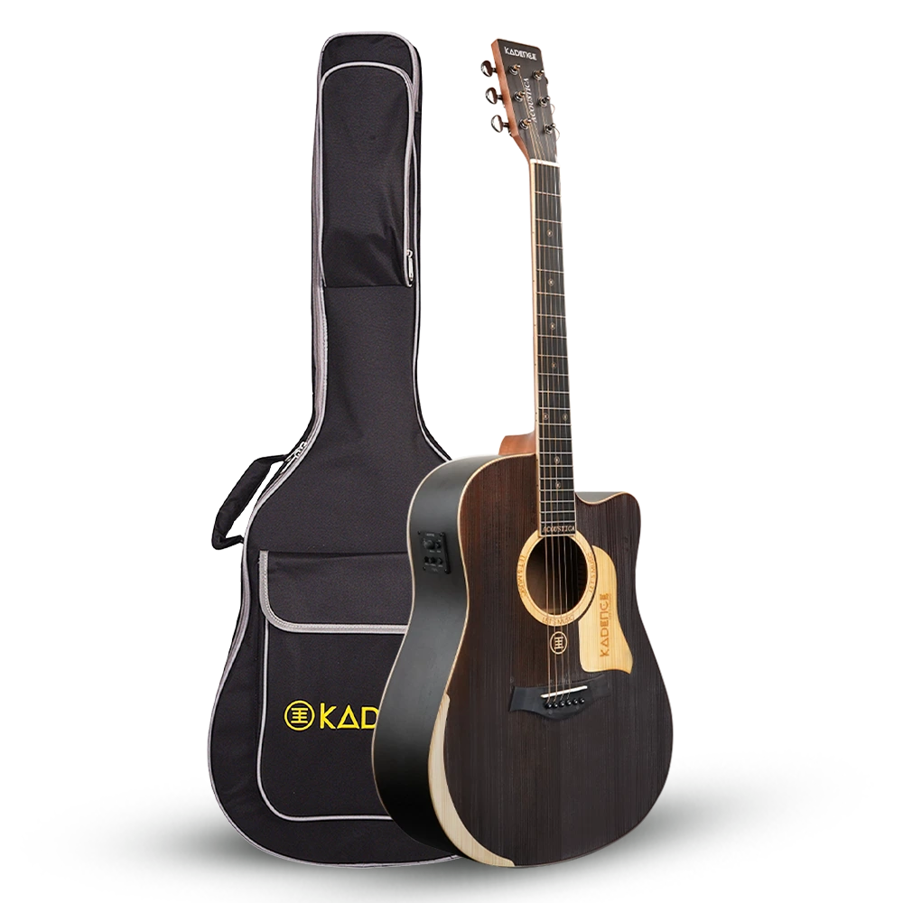 Acoustica 41" Electro Acoustic Guitar · Dark Brown