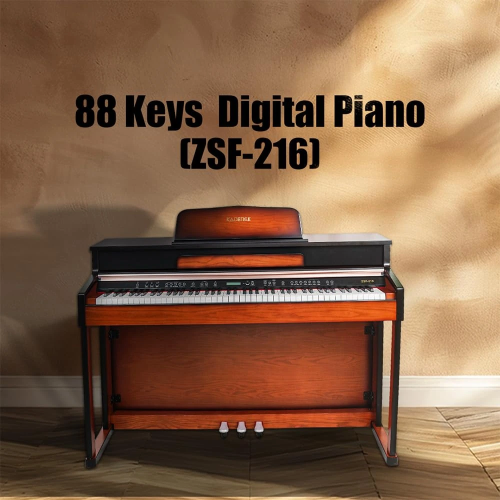 88 Keys Weighted Hammer Action Digital Piano with Stand | Kadence