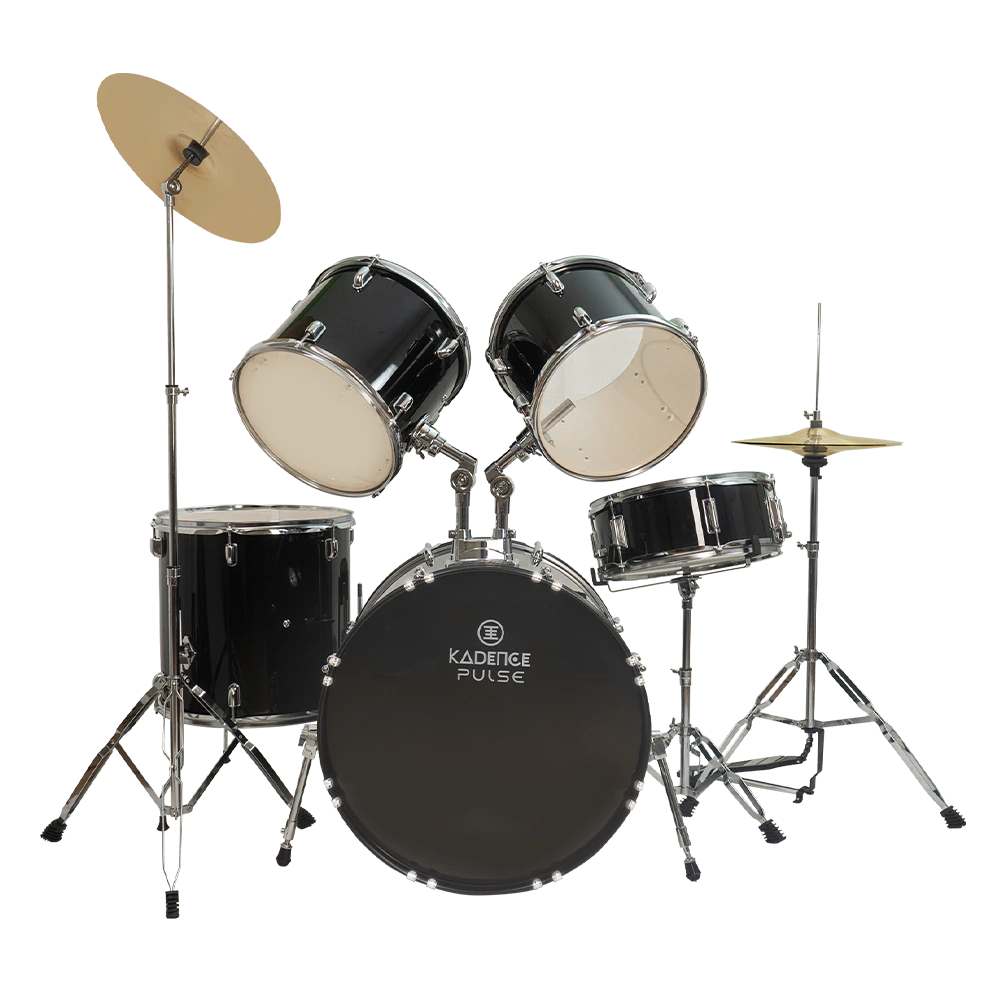 DRMBLK 5-Piece Acoustic Drum Kit · Black