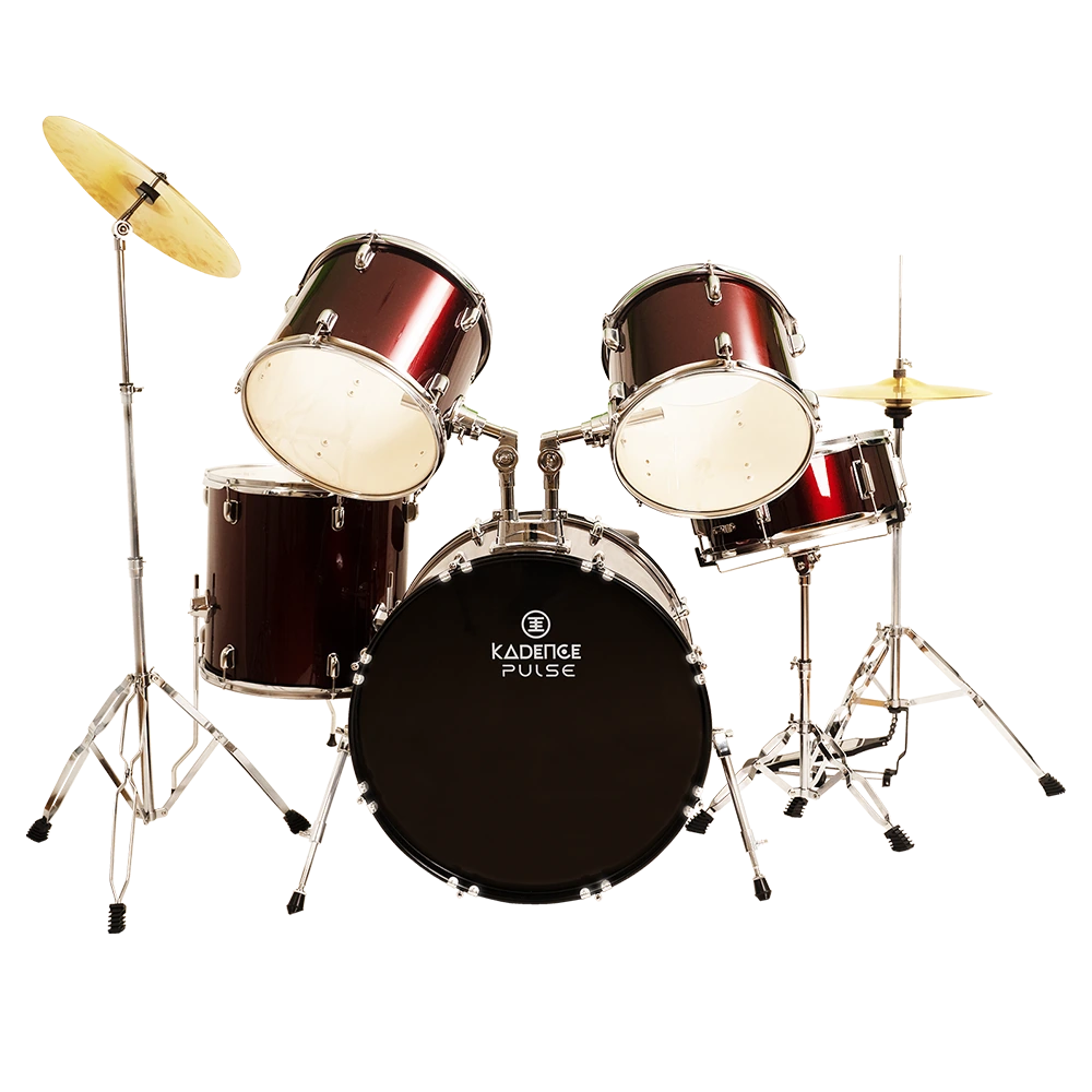 DRMWR 5-Piece Acoustic Drum Kit · Wine Red