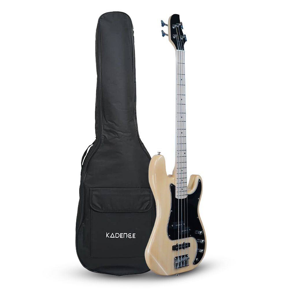 Chronicle 46.5” Electric Bass Guitar · Natural