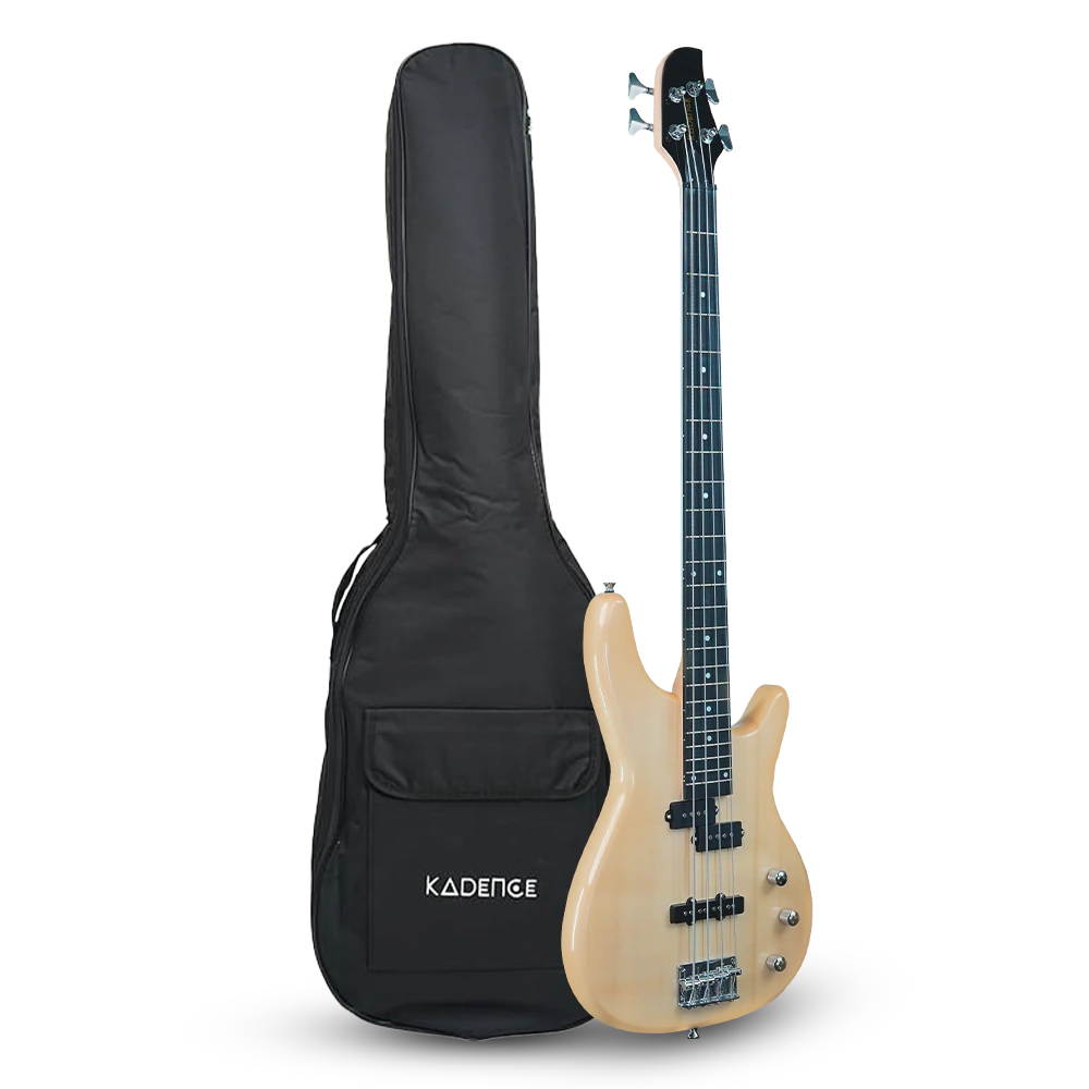 Chronicle 46.5” Electric Bass Guitar · Natural