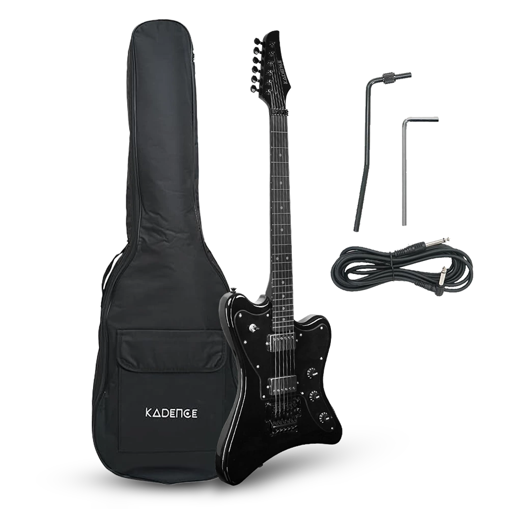 EGFRBK Astroman 39” Electric Guitar · Black