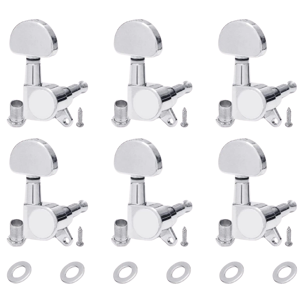Home Series Tuning Pegs for Acoustic & Electric Guitar · Silver