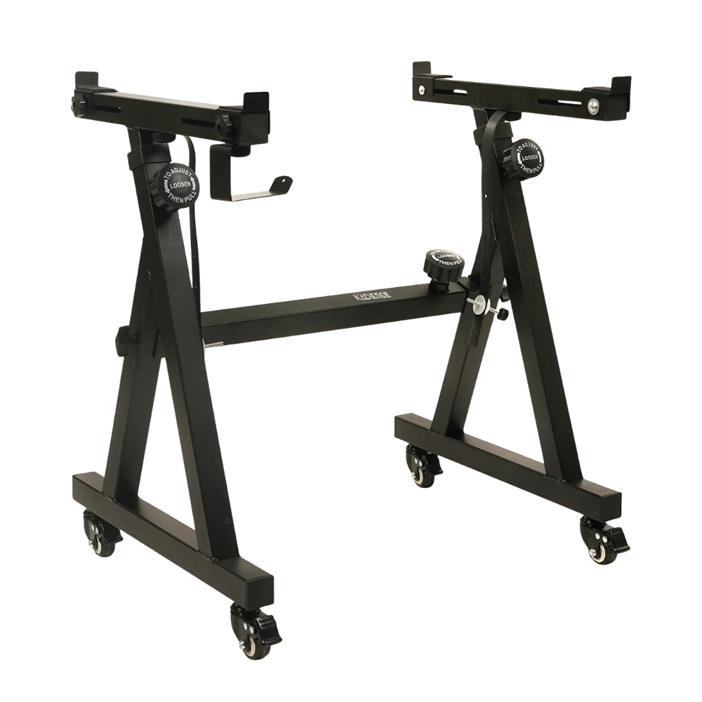 Jamming Series 7.5kg Z-Style Keyboard Stand with Wheels · Black