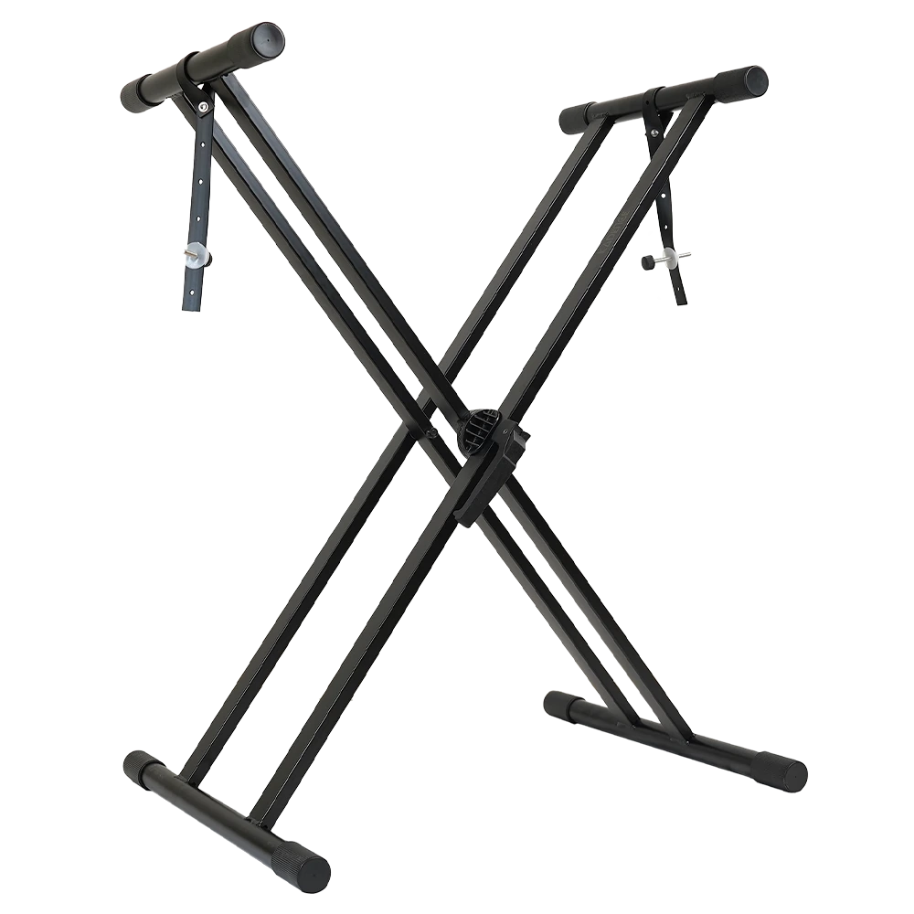 Touring Series 3kg Double-X Keyboard Stand · Black