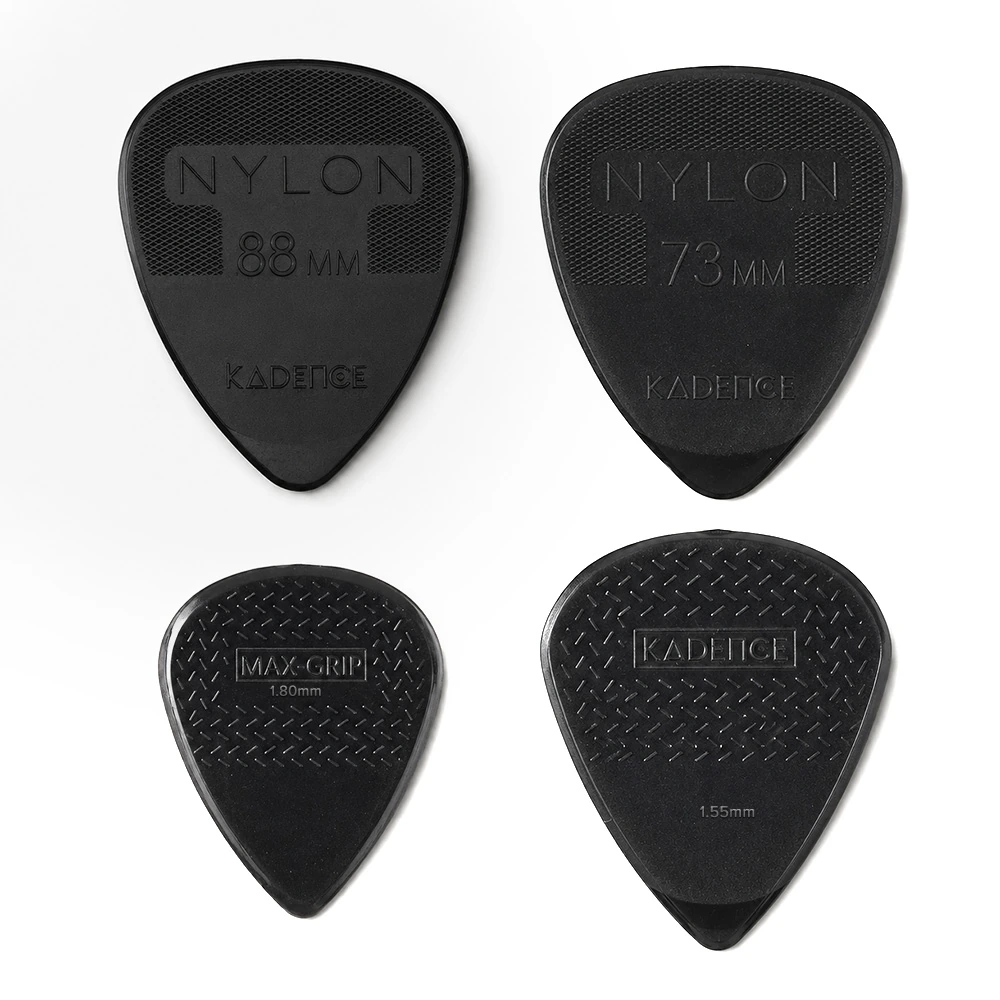 Jamming Series Nylon Guitar Picks (Pack of 4) · Black