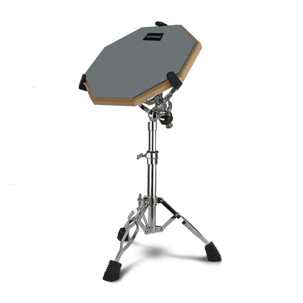 Home Series 12-Inch Practice Pad with Snare Stand · Grey
