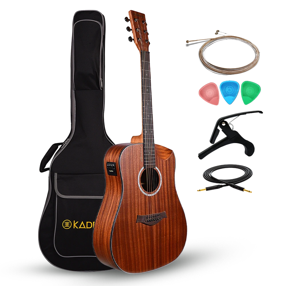Slowhand 41" Electro Acoustic Guitar · Brown