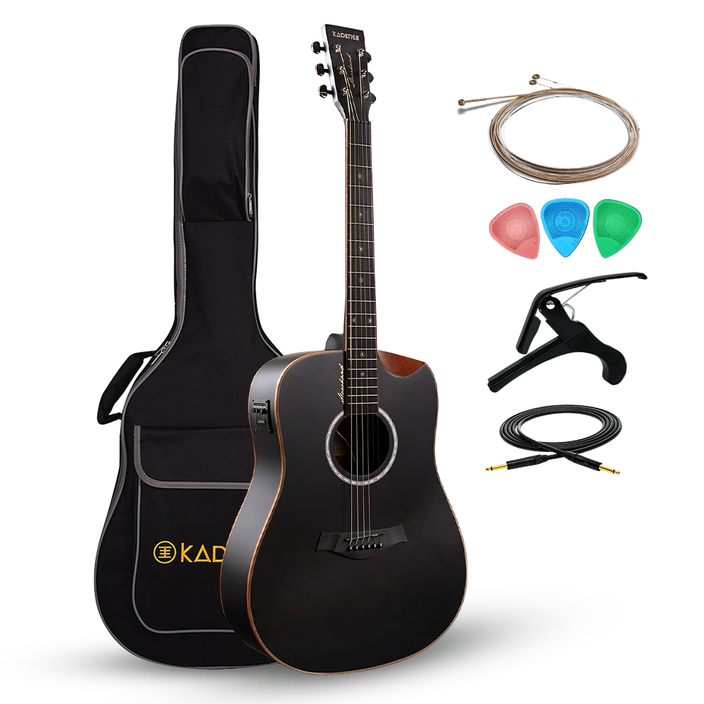 Slowhand 41” Electro-Acoustic Guitar · Black