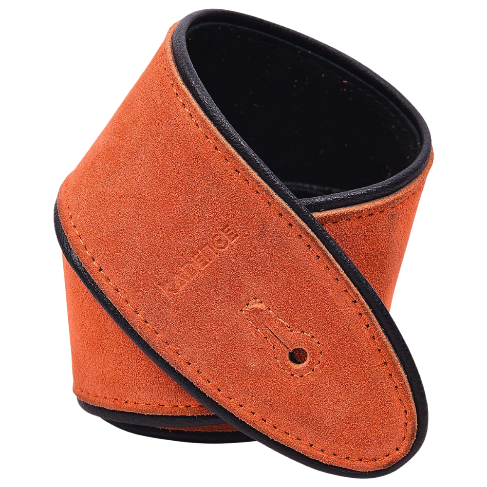 Kadence STP-PSG712 Touring Series Suede Guitar Strap | 2mm Padded Comfort Strap | For Acoustic, Electric & Bass Guitar | Reinforced Ends
