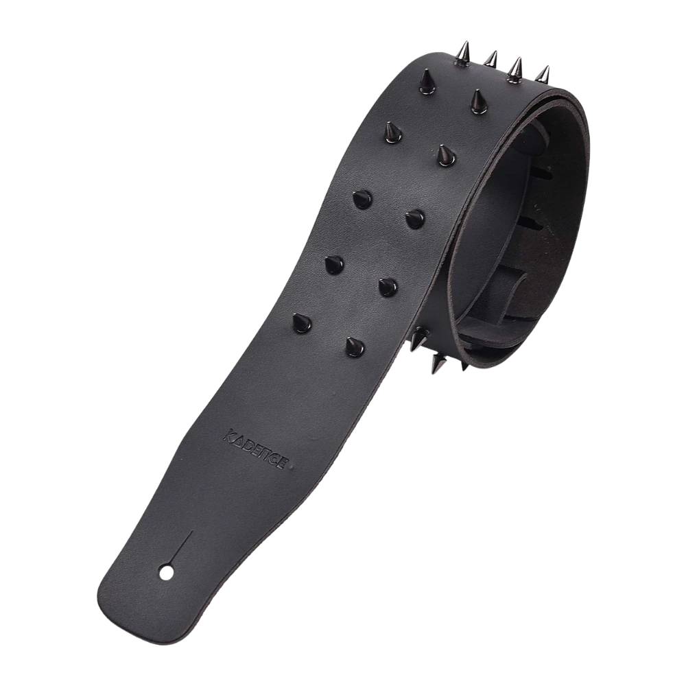 Touring Series Guitar Strap with Studded Design · Black