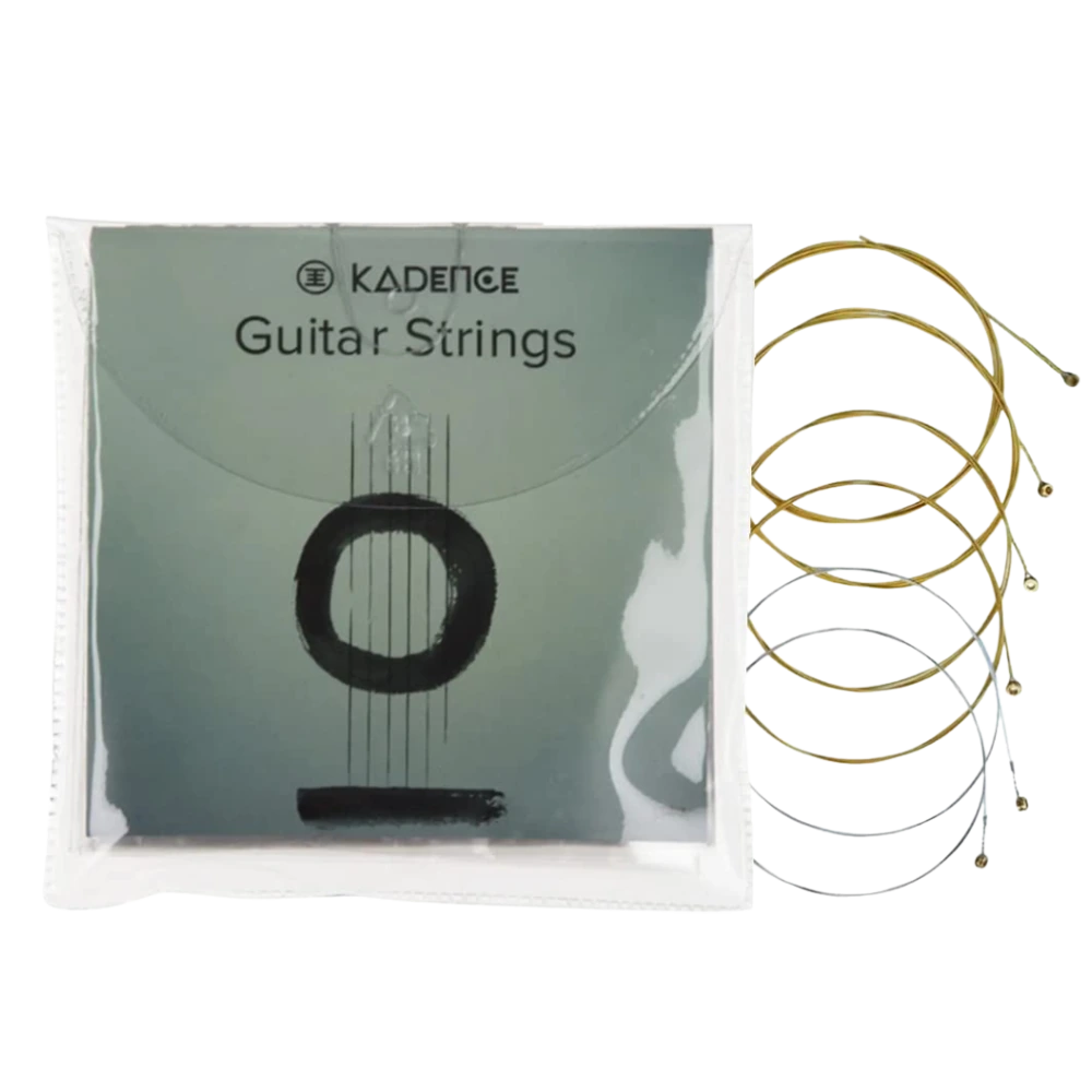 Kadence STRA Jamming Series Acoustic Guitar Strings | 0.011–0.052 Gauge, Alloy Steel 6-String Set | For Acoustic & Semi-Acoustic Guitars