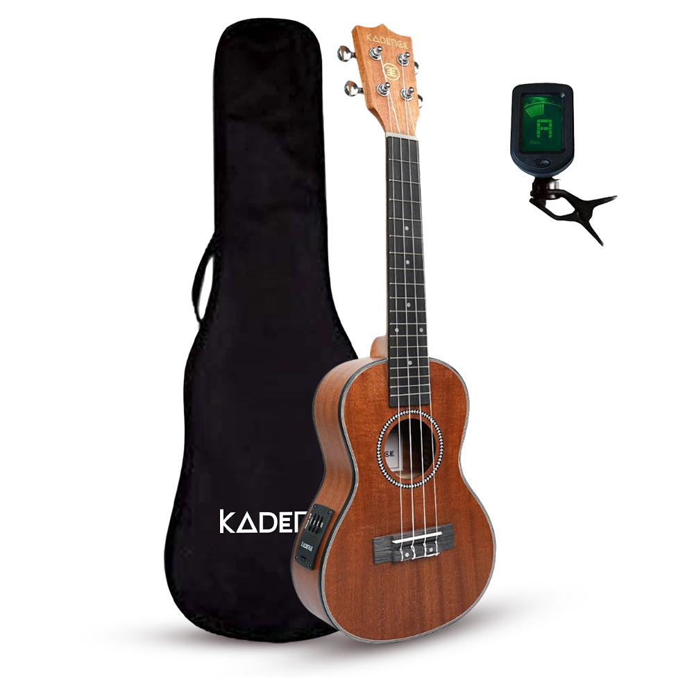 Concert 24" Electro Acoustic Ukulele · Brown