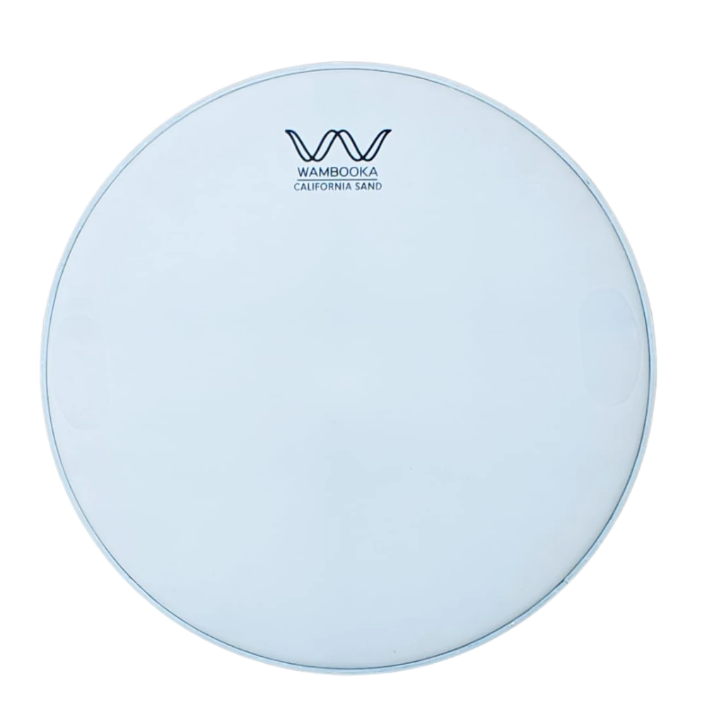 Wambooka CS16 Jamming Series California Sand 16" Drumhead | Single Ply, 7 Mil Mylar Film | Sandblasted Tom Head with Pre-Dampening | Warm Vintage Tone