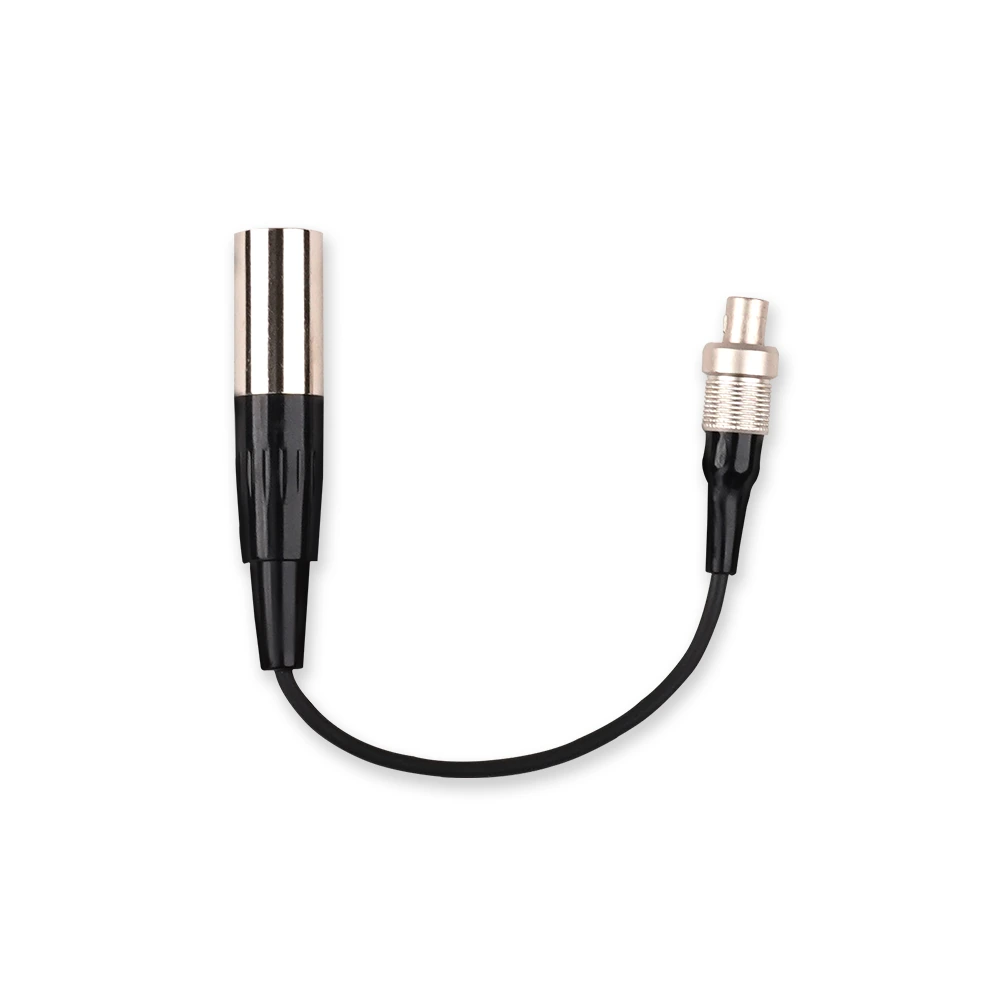 3-Pin LEMO Male to 4-Pin Mini XLR Male Adapter Cable · Black