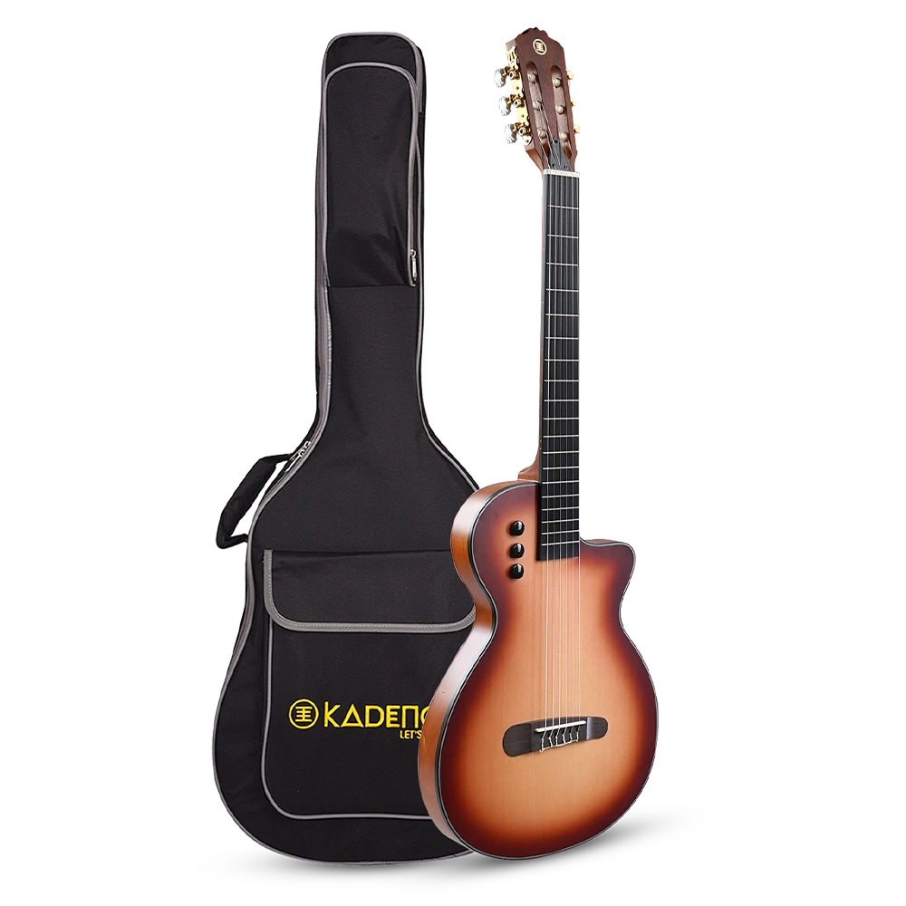39” Classical Electro Acoustic Guitar · Light Brown