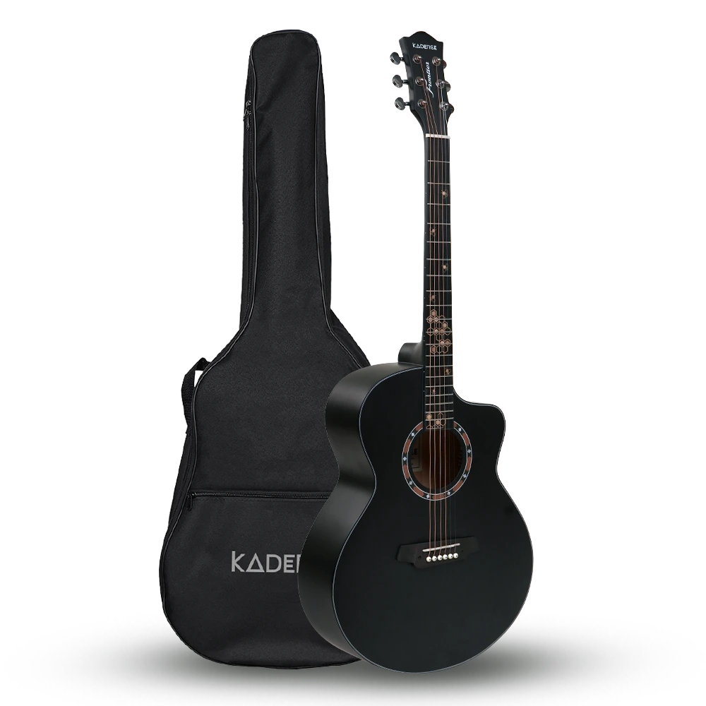 Frontier 40" Acoustic Guitar · Black