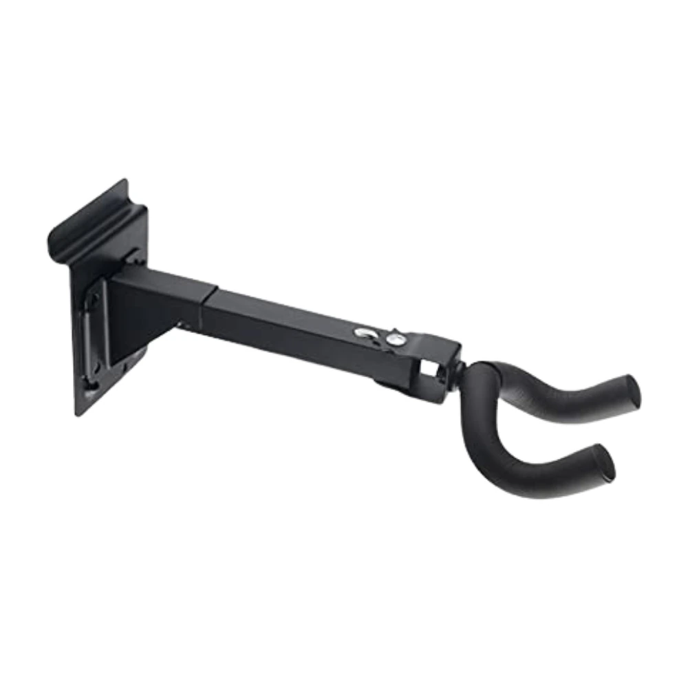 Home Series Short Arm Wall Mount Guitar Hanger · Black
