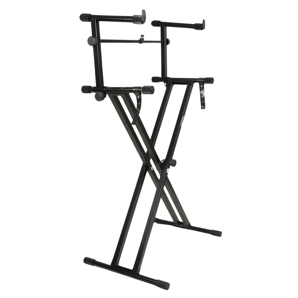 Jamming Series Double-Tier Keyboard Stand · Black