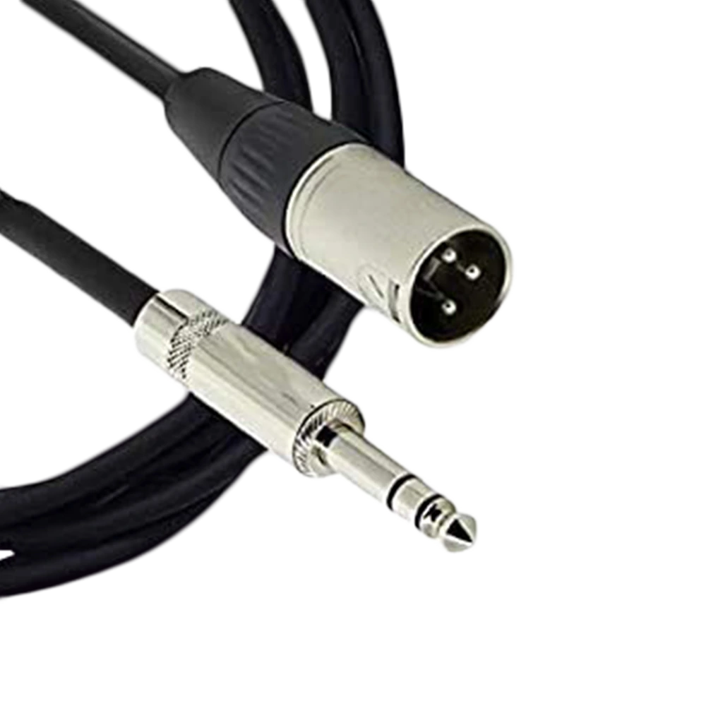 Touring Series 3m XLR Male to 6.35 mm TRS Balanced Audio Cable · Black