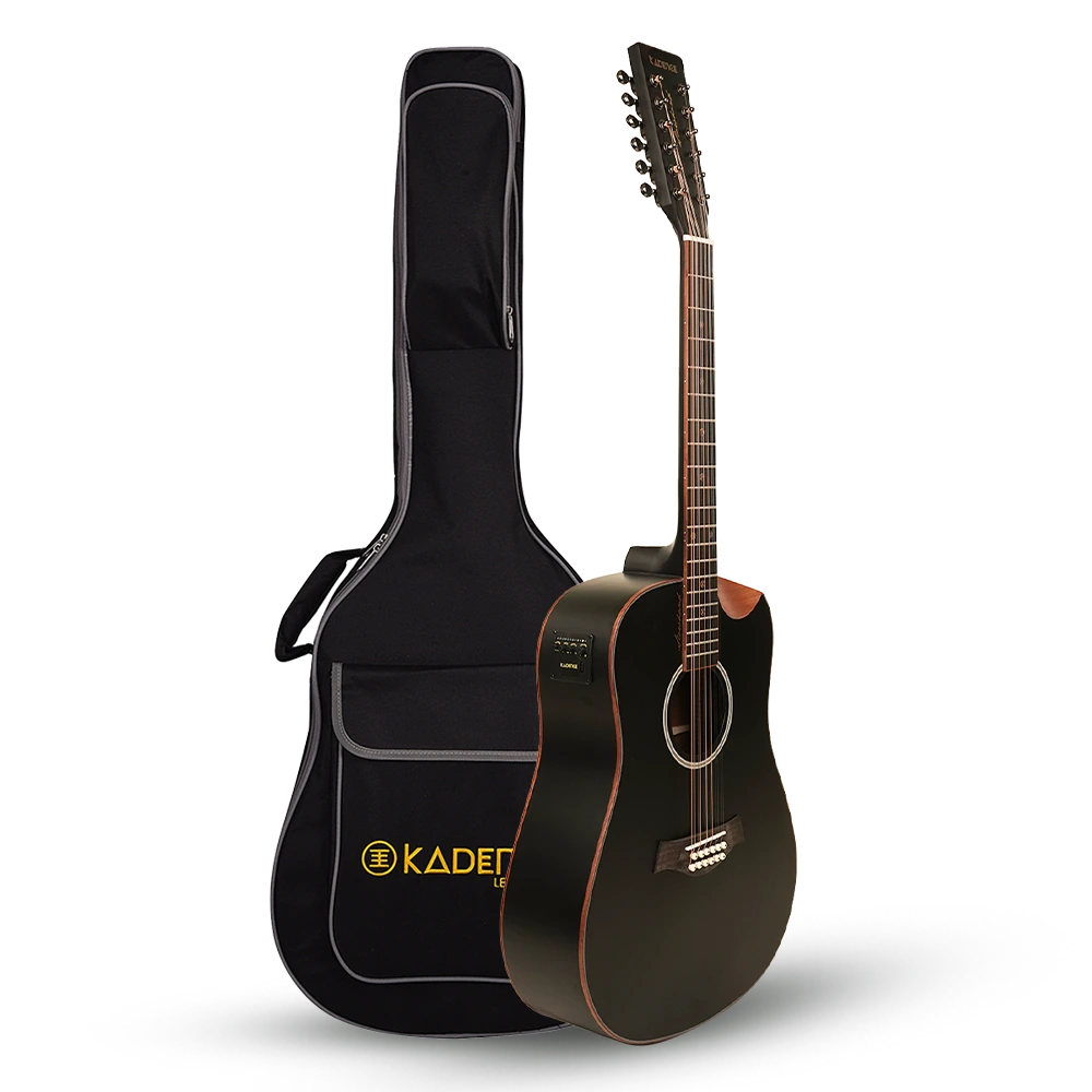 Slowhand 41" 12-String Electro Acoustic Guitar · Black