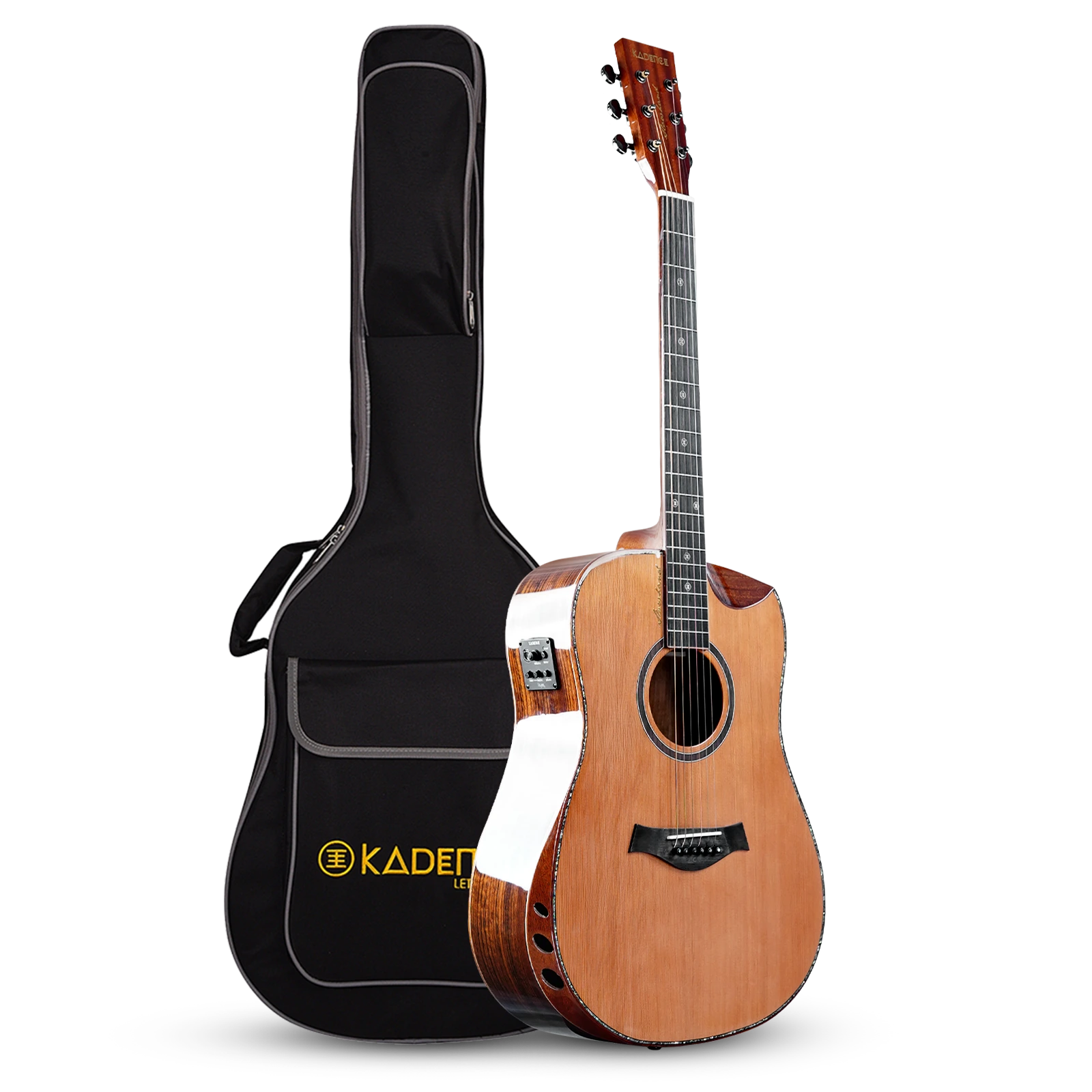 Slowhand 41" Electro Acoustic Guitar · Brown